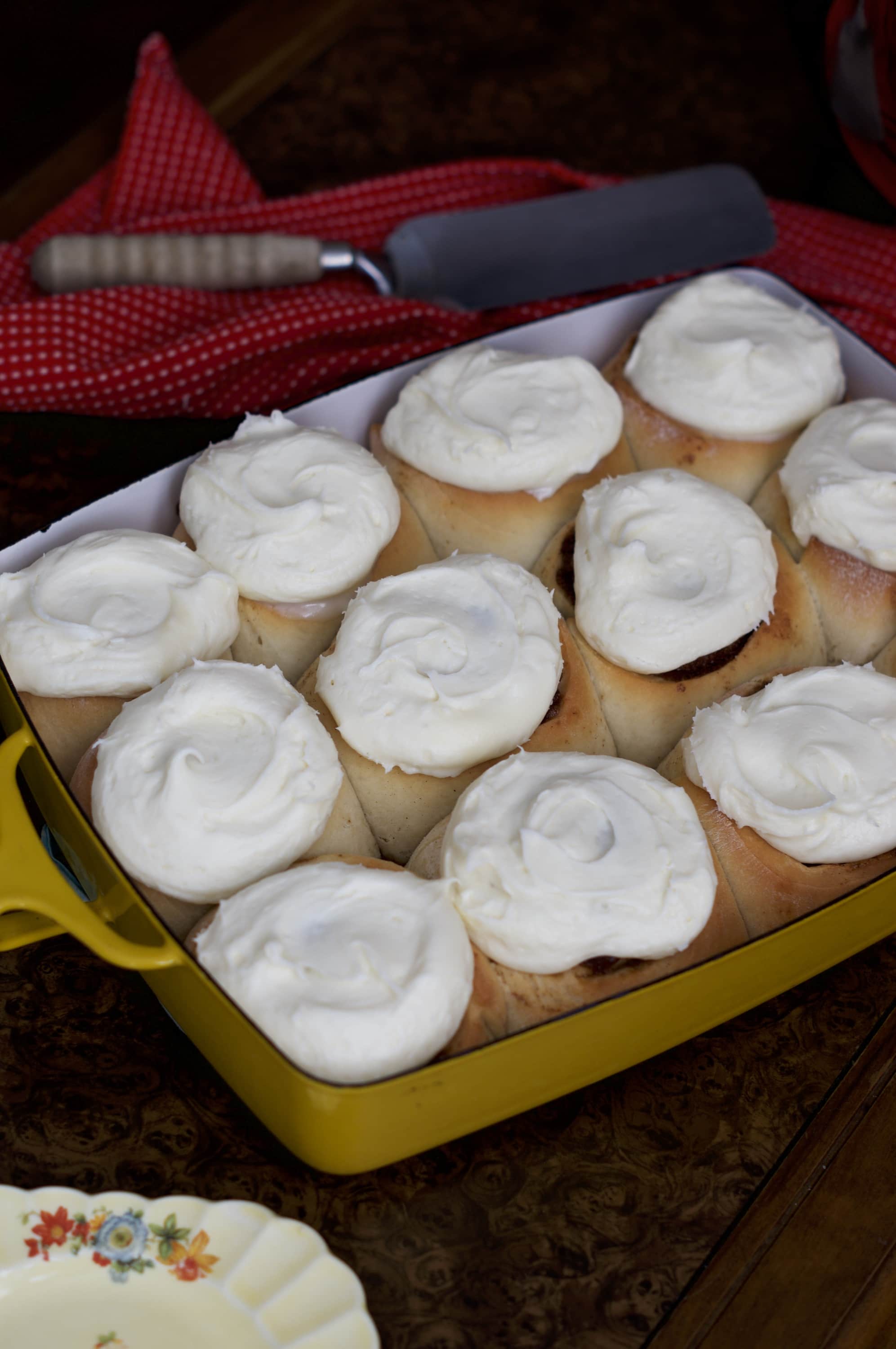 Cinnamon Rolls with Cream Cheese Frosting Midwest Nice