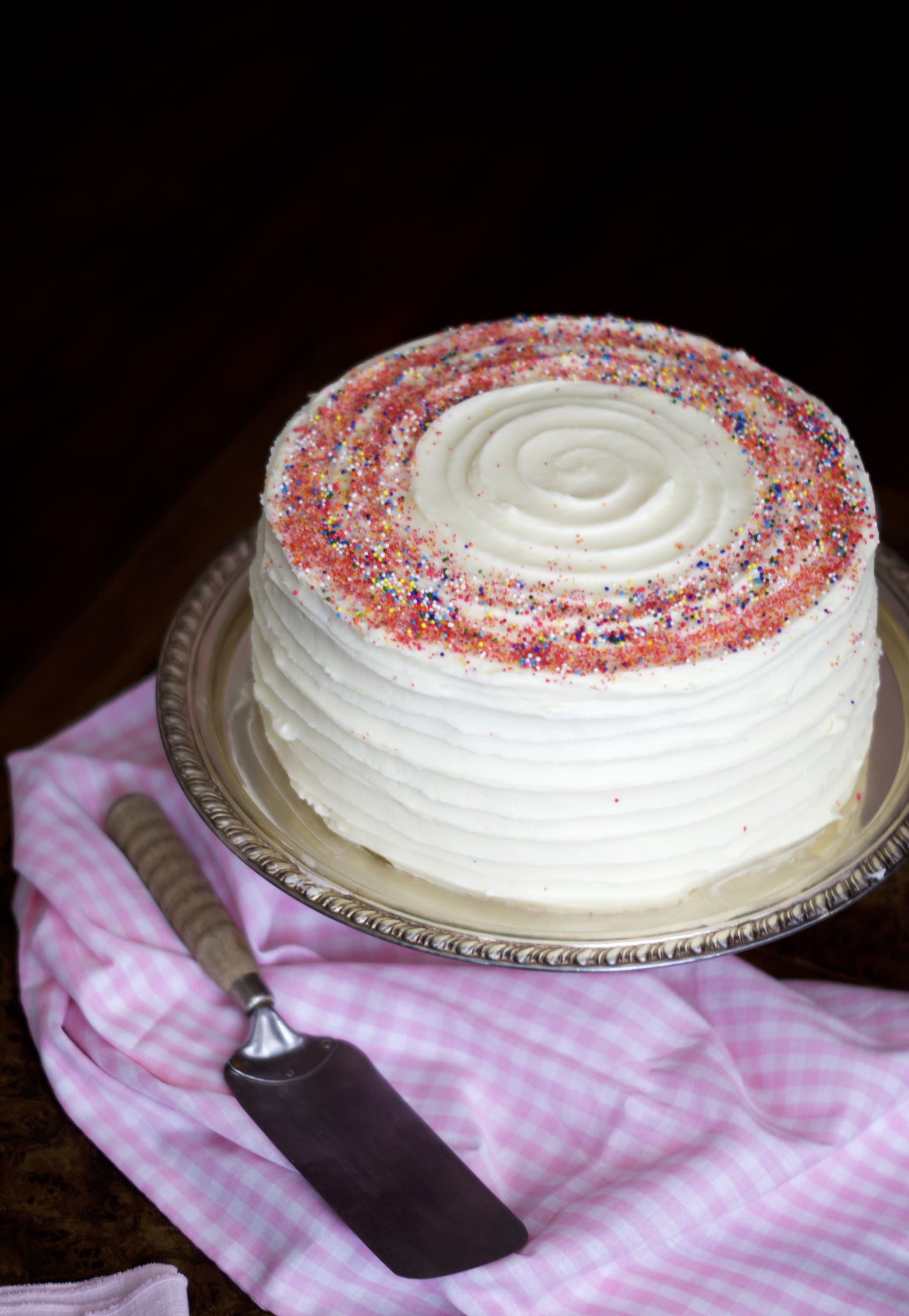 Homemade Funfetti Cake | via Midwest Nice Blog