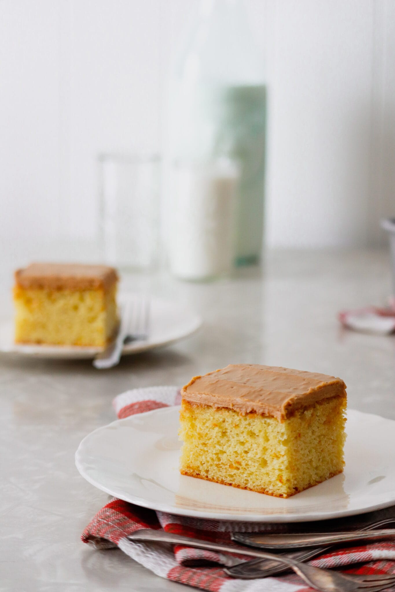 Yellow Cake with Caramel Icing (& Zack) Midwest Nice