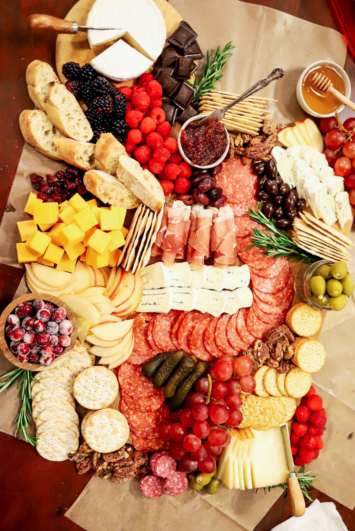 Cheeseboard Charcuterie Board Meat and Cheeseboard