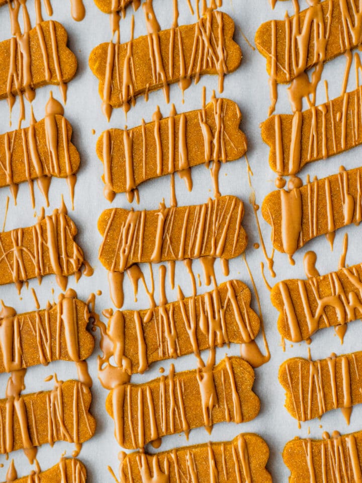 Homemade dog biscuits