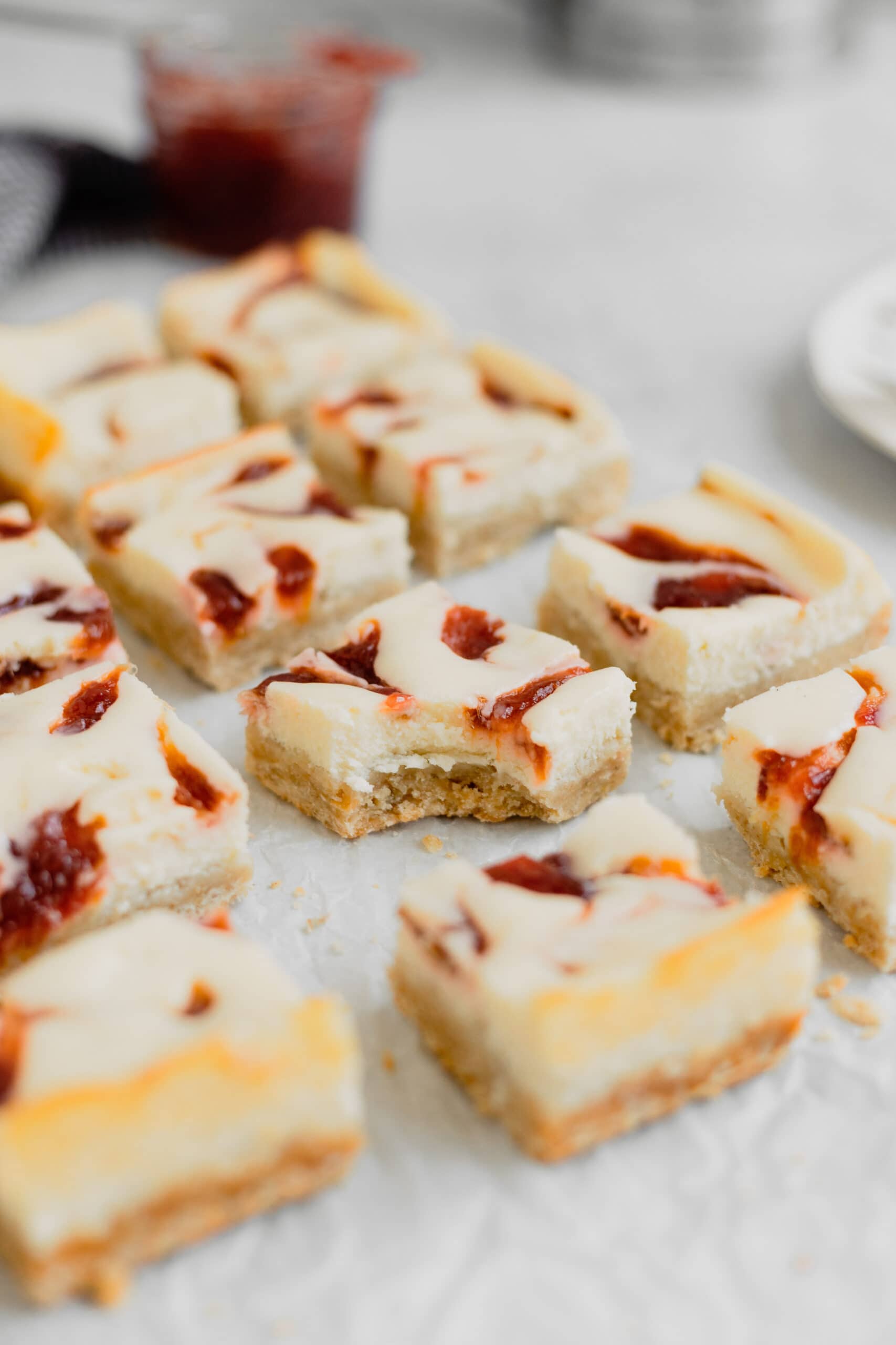 Rhubarb Cheesecake Squares Recipe Midwest Nice