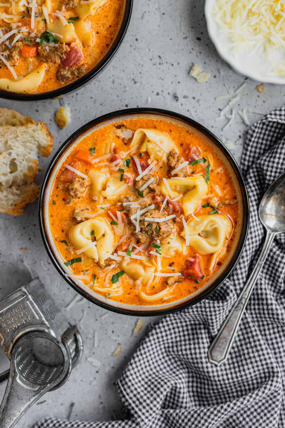Sausage and Tortellini Soup (with video!) Recipe Midwest Nice