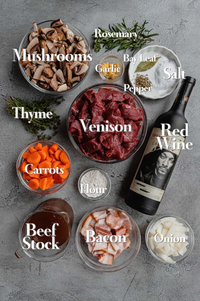 Red Wine Venison Stew Recipe (French Inspired!) Midwest Nice