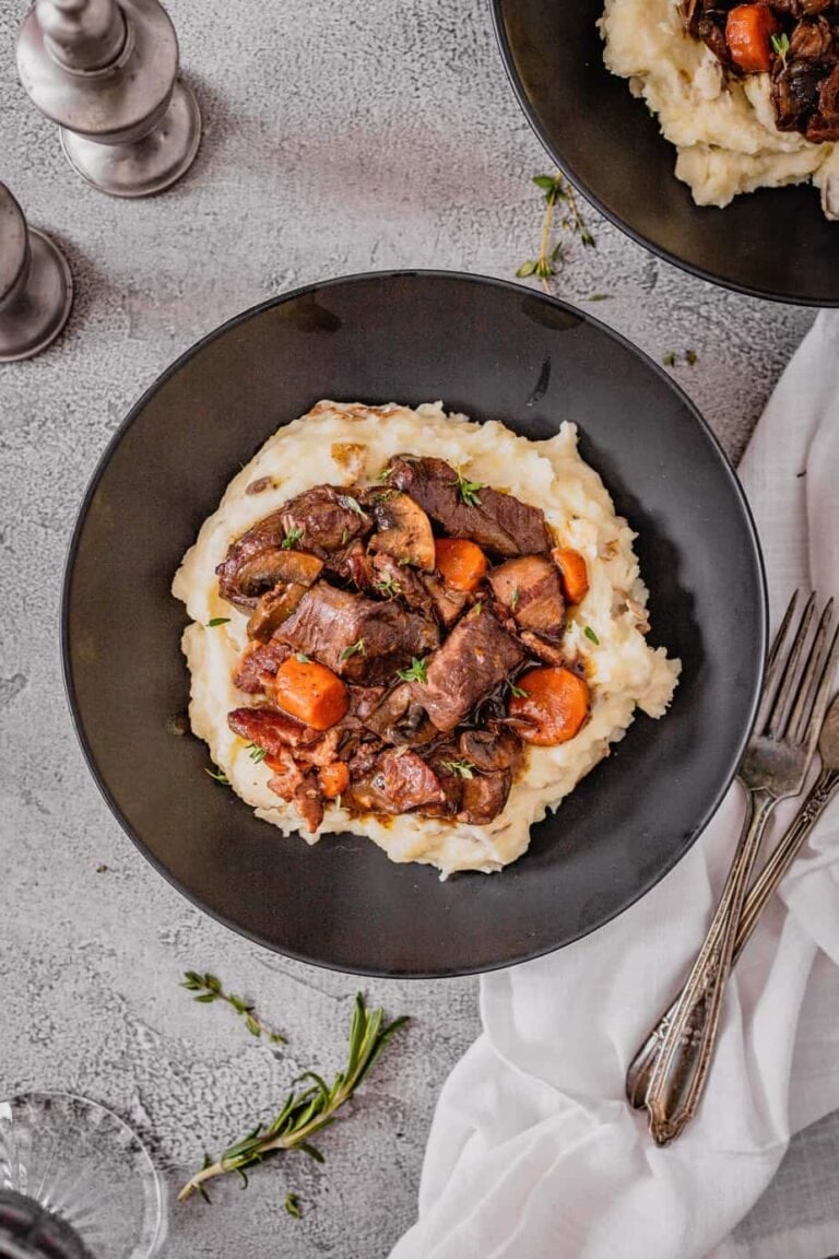 Red Wine Venison Stew Recipe (French Inspired!) Midwest Nice