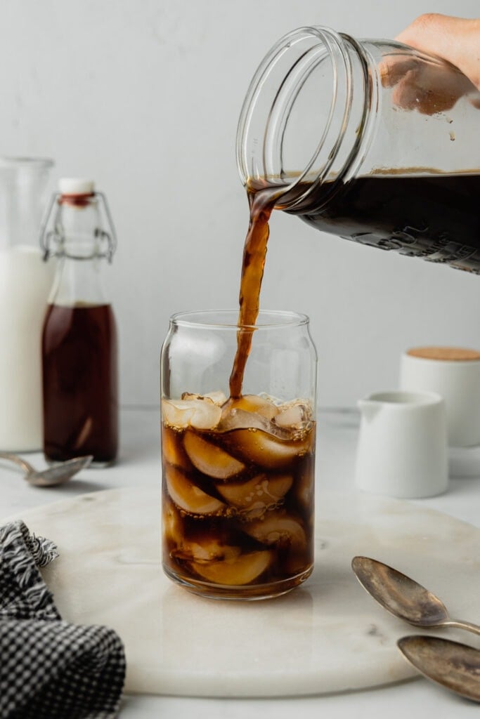 Homemade Vanilla Iced Coffee - Midwest Nice