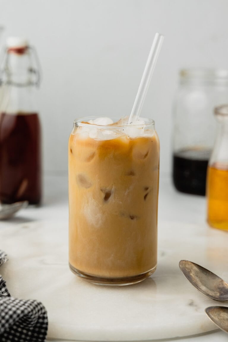 Homemade Vanilla Iced Coffee - Midwest Nice