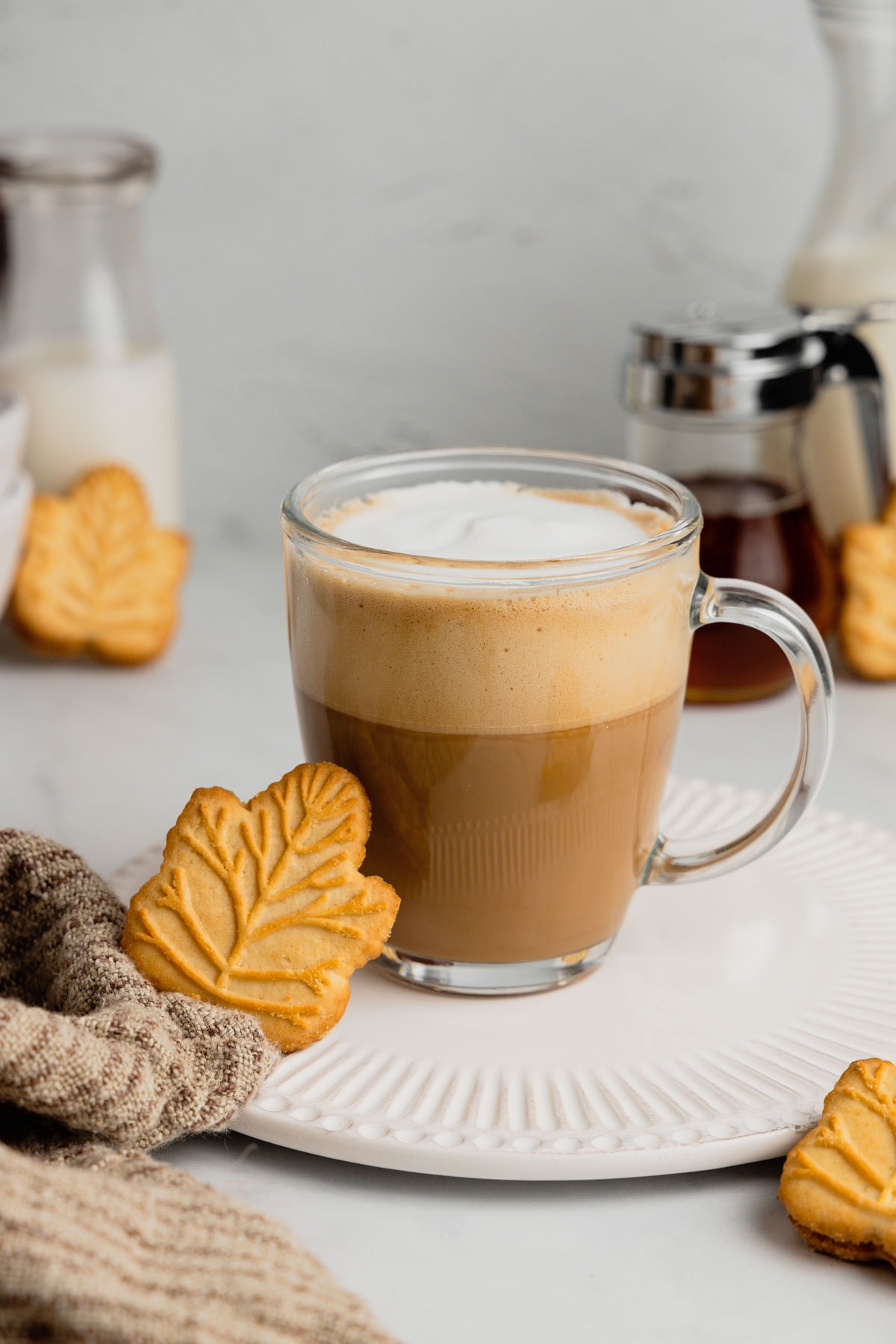 Maple Latte using Real Maple Syrup Midwest Nice