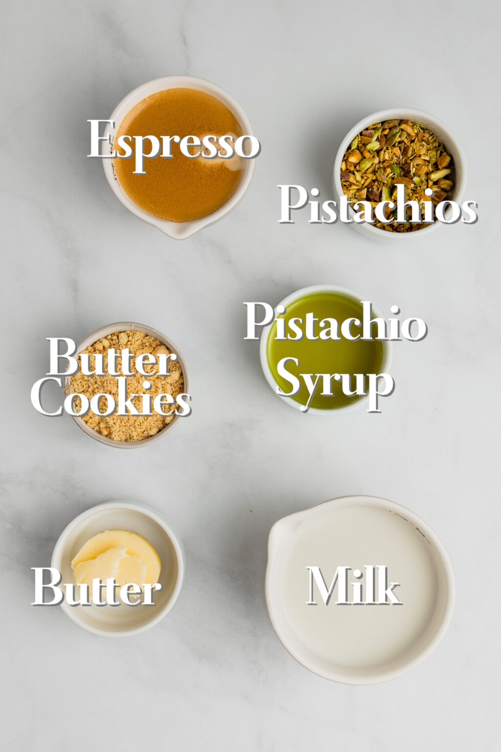 Pistachio Latte with Browned Butter Cookie Topping Midwest Nice