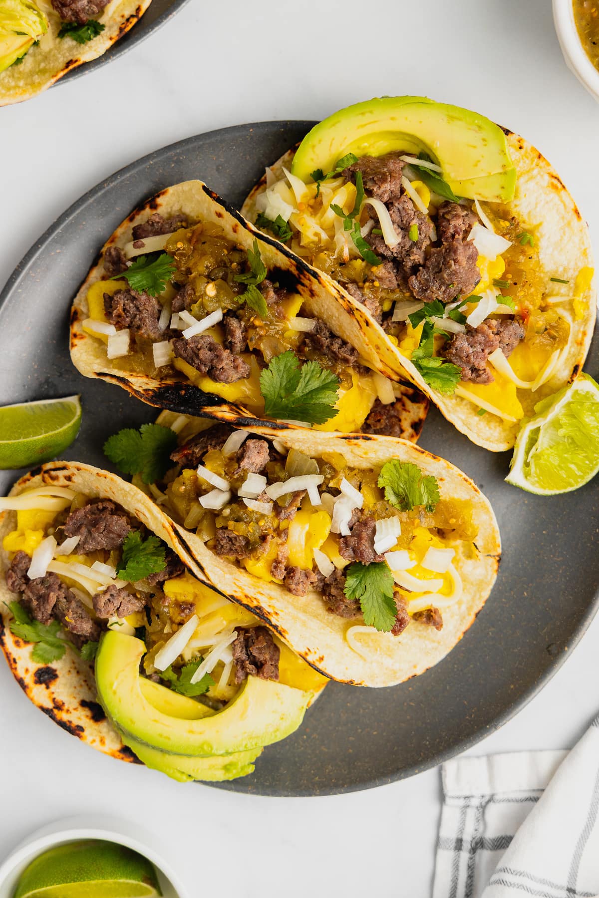 Venison Sausage Breakfast Tacos (Customizable!) Midwest Nice