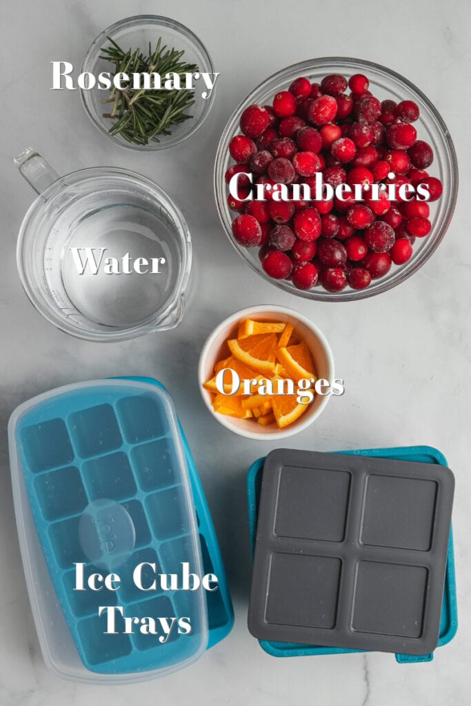 Cranberry Ice Cubes (How to Make Holiday Ice Cubes) Midwest Nice
