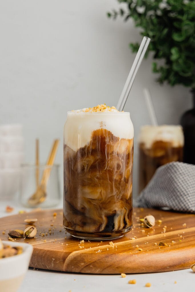 Pistachio Cream Cold Brew (Starbucks Copycat!) - Midwest Nice