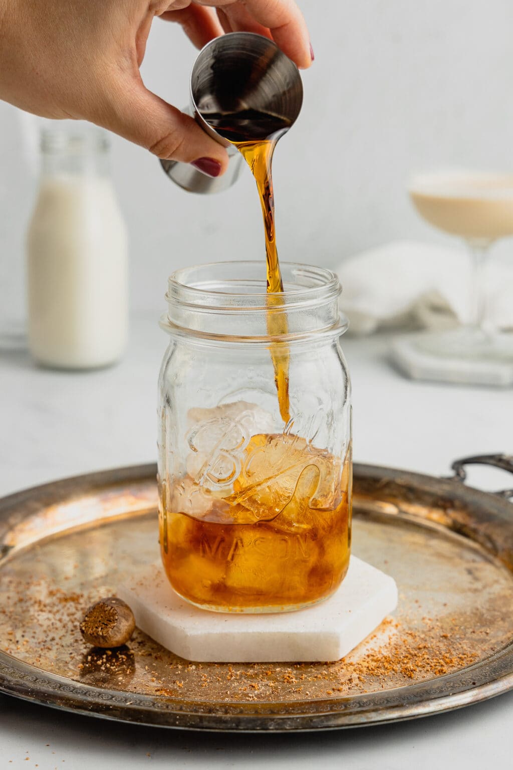 3 Ingredient Brandy Alexander Cocktail Midwest Nice