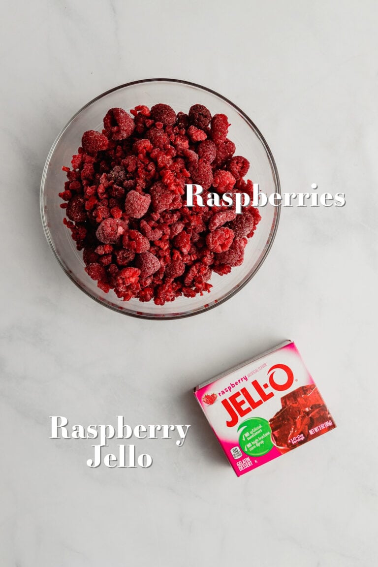 Raspberry Jello Pretzel Salad (using fresh or frozen berries) - Midwest ...