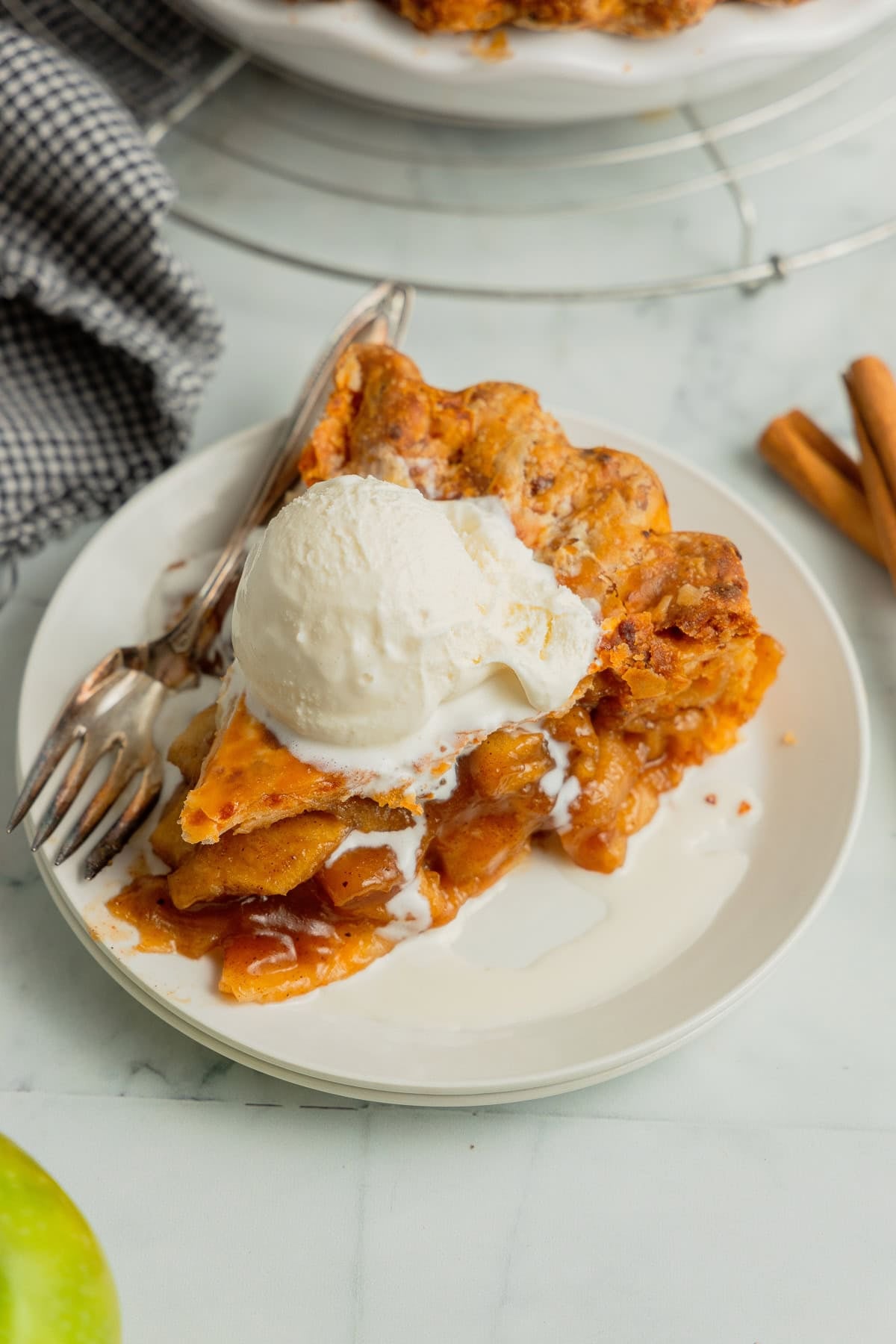Apple Pie in a Cheddar Cheese Crust